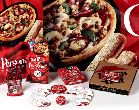 Personal Pan Pizza Marketing