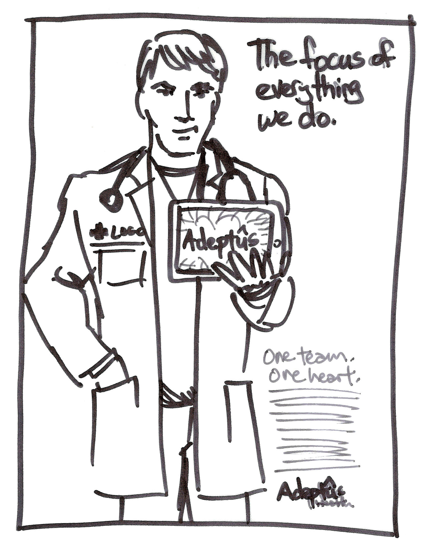 ADPT OneTeam-SketchConcept_U-In-Logo