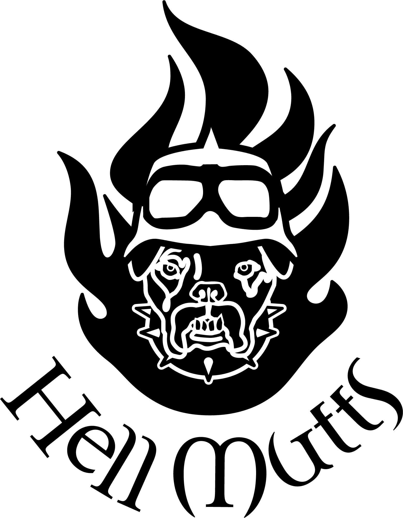 HellMutts_Logo_bulldog_1color v2